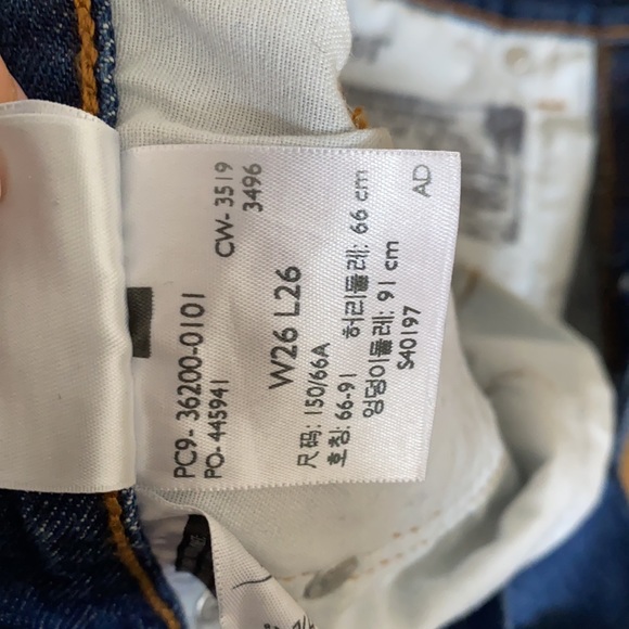 Levi 501 jeans original cropped jeans - Picture 6 of 7